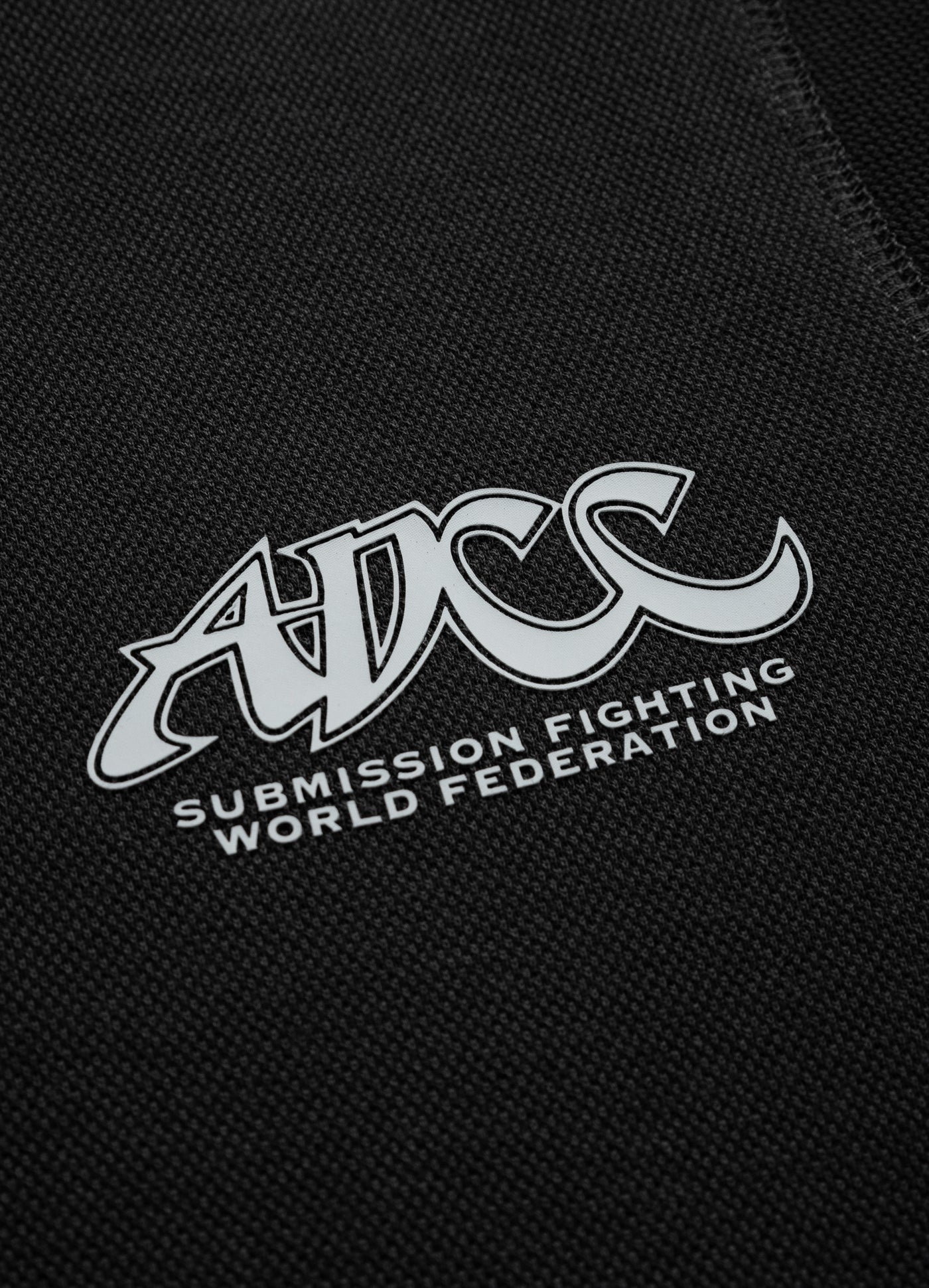 ADCC PREMIUM PIQUE BLACK SWEATJACKET