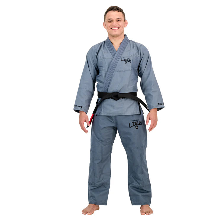 Ligum 450GSM Dark Grey Jiu Jitsu Gi - Grappling - Competition Grade