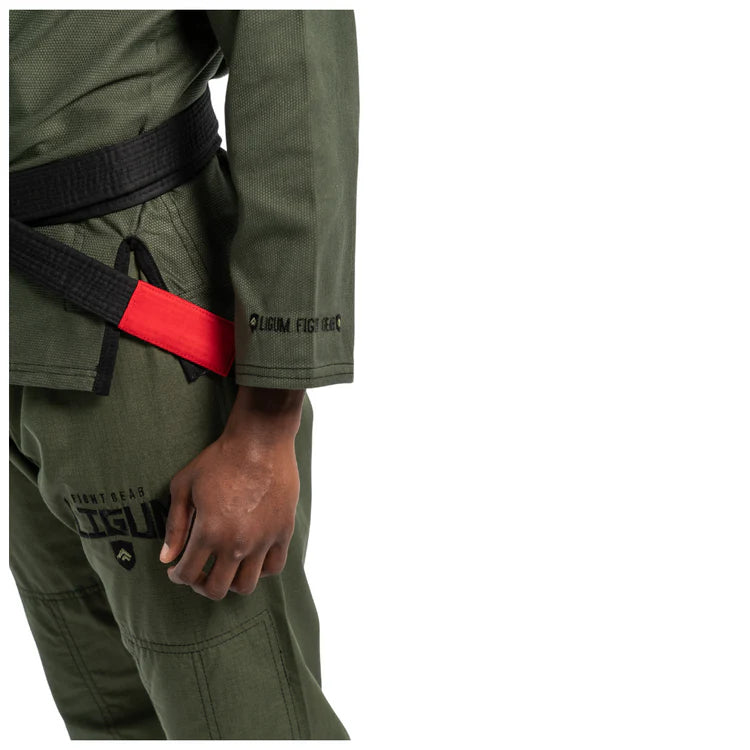 Ligum 450GSM Olive Green Jiu Jitsu Gi - Grappling - Competition Grade 1 review