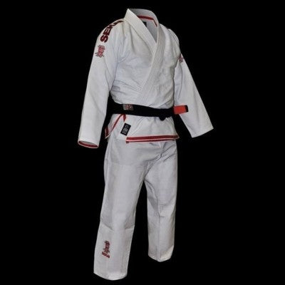 BJJ GI FUJI SEKAI WHITE & RED