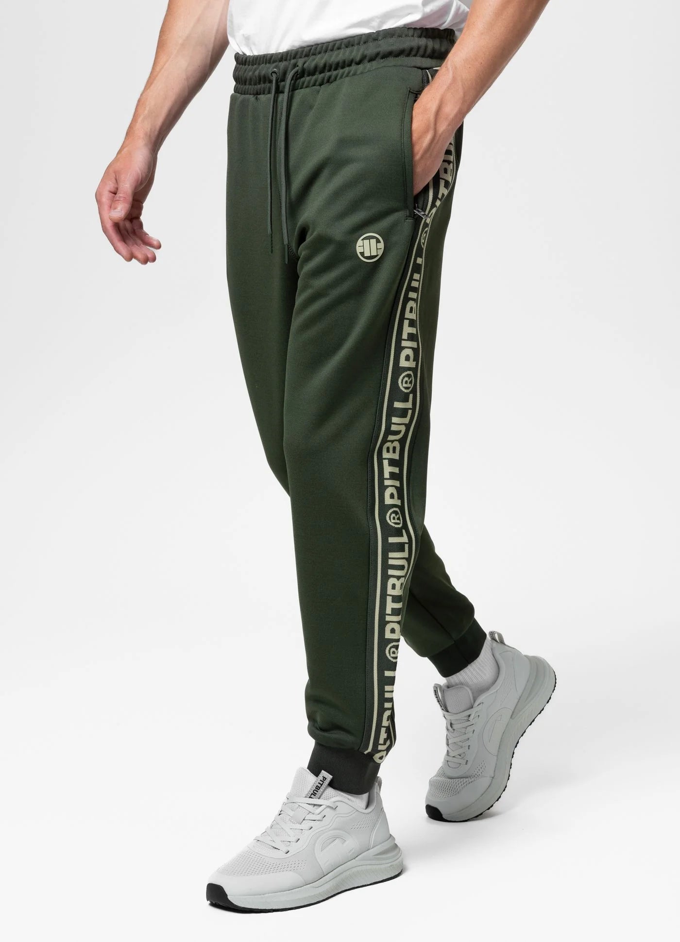 Men's sweatpants by PITBULL - Oldschool Tape Logo