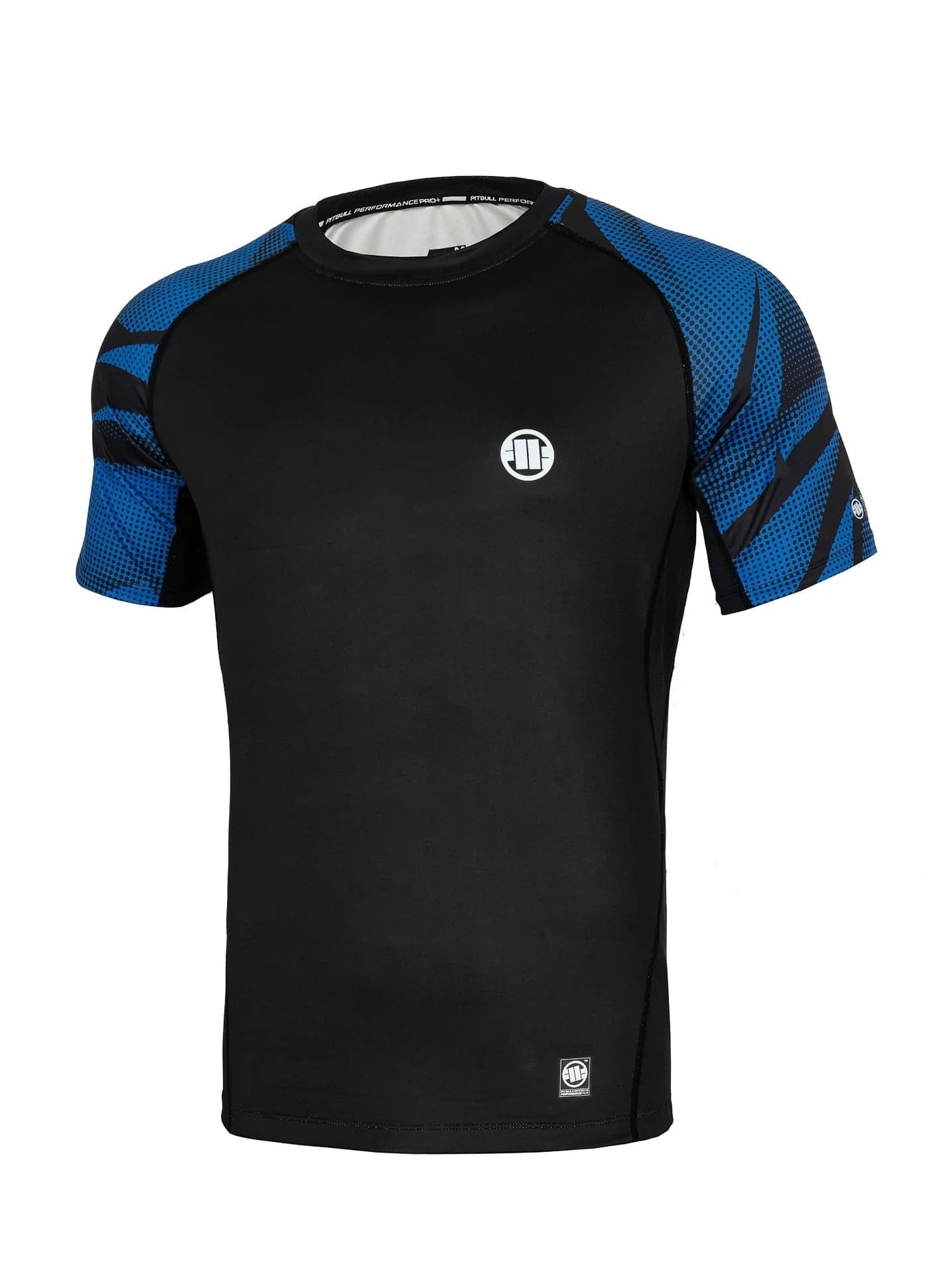 Fitted All Black Camo Rash guard