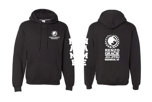 Renzo Gracie Jiu Jitsu Cotton Hoodie - Black