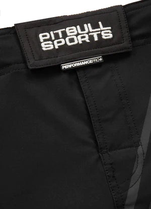 Pitbull Hilltop Black Grappling Shorts