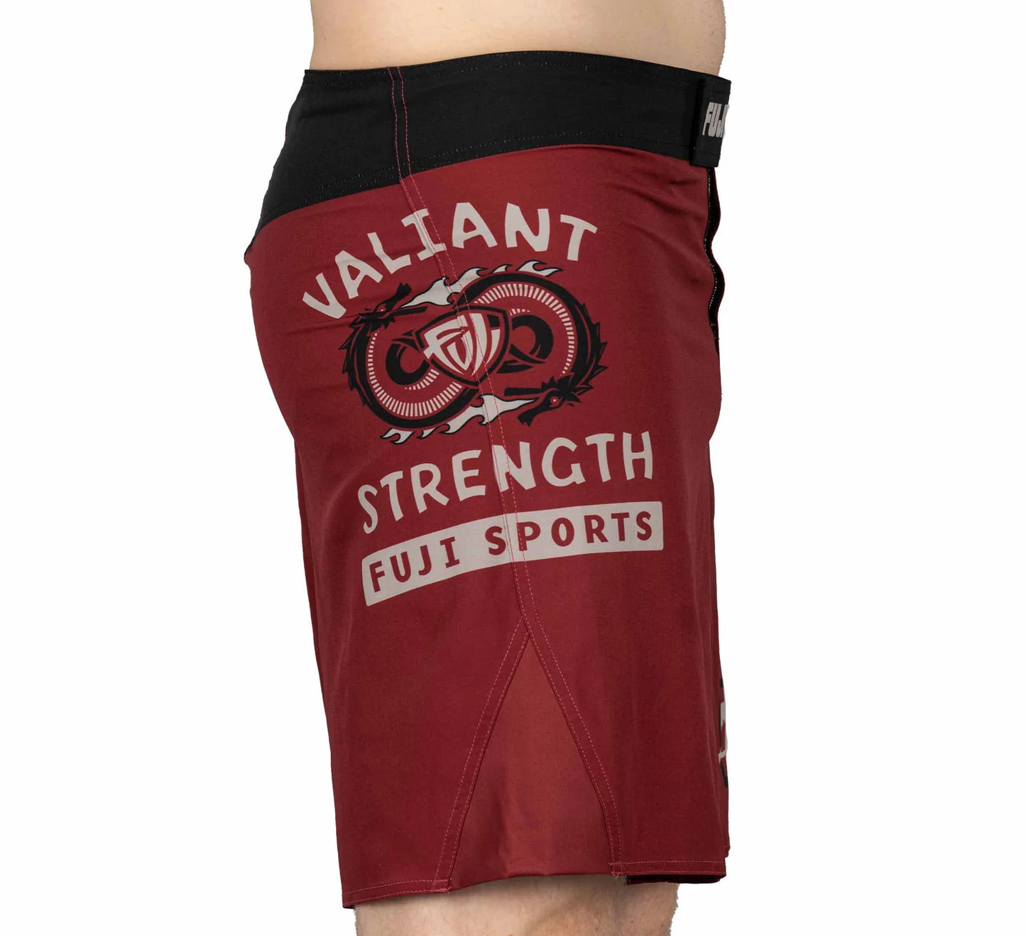 Fuji Valiant Strength Fight Shorts Maroon