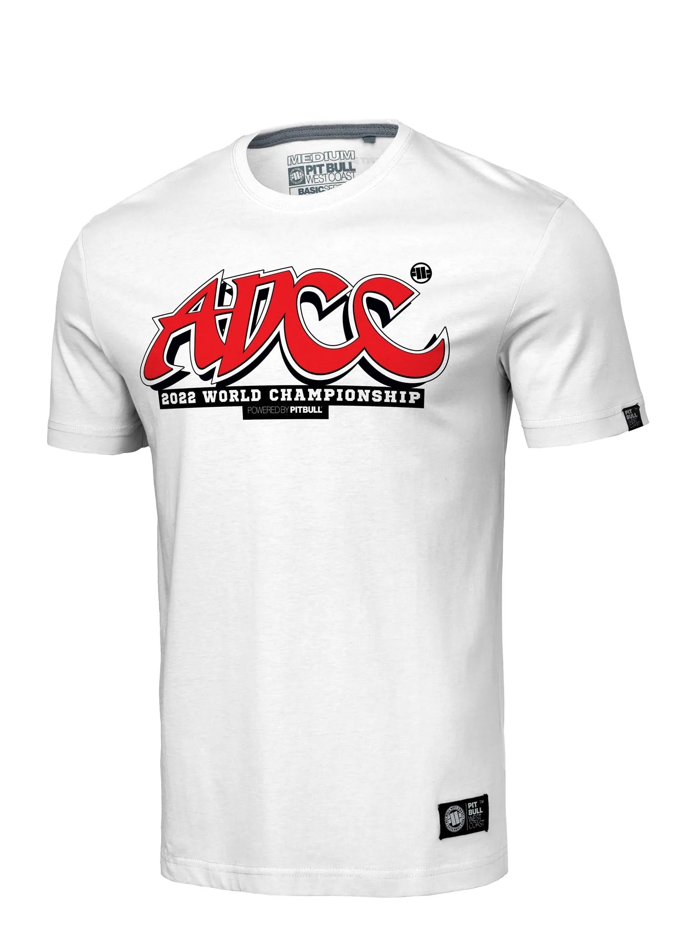 ADCC white short sleeve T-shirt